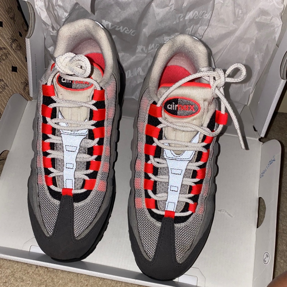 SOLAR AIR MAX 95s , worn and in decent condition